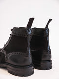 TRICKER'S TWO TONE BROGUE - BLACK