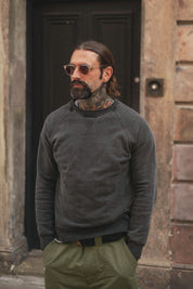 English Sweatshirt - Washed Charcoal