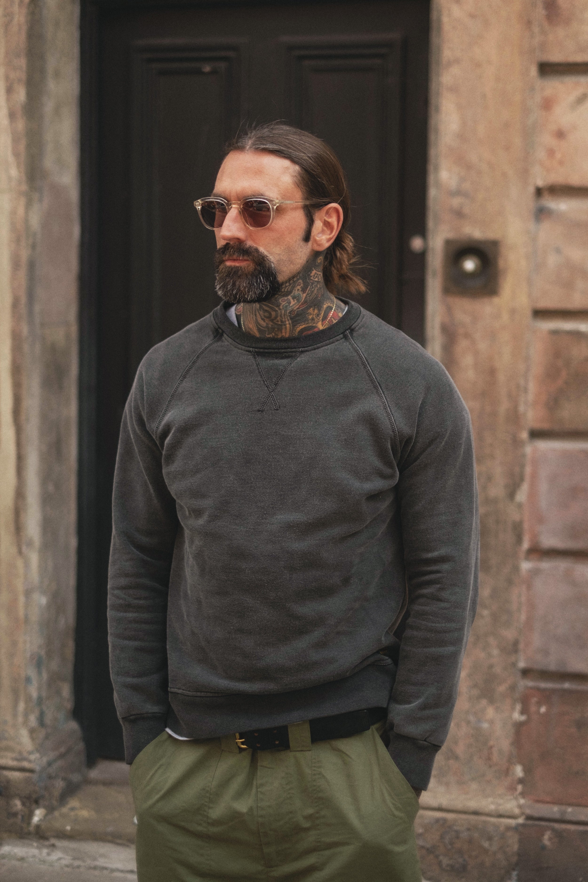 English Sweatshirt - Washed Charcoal
