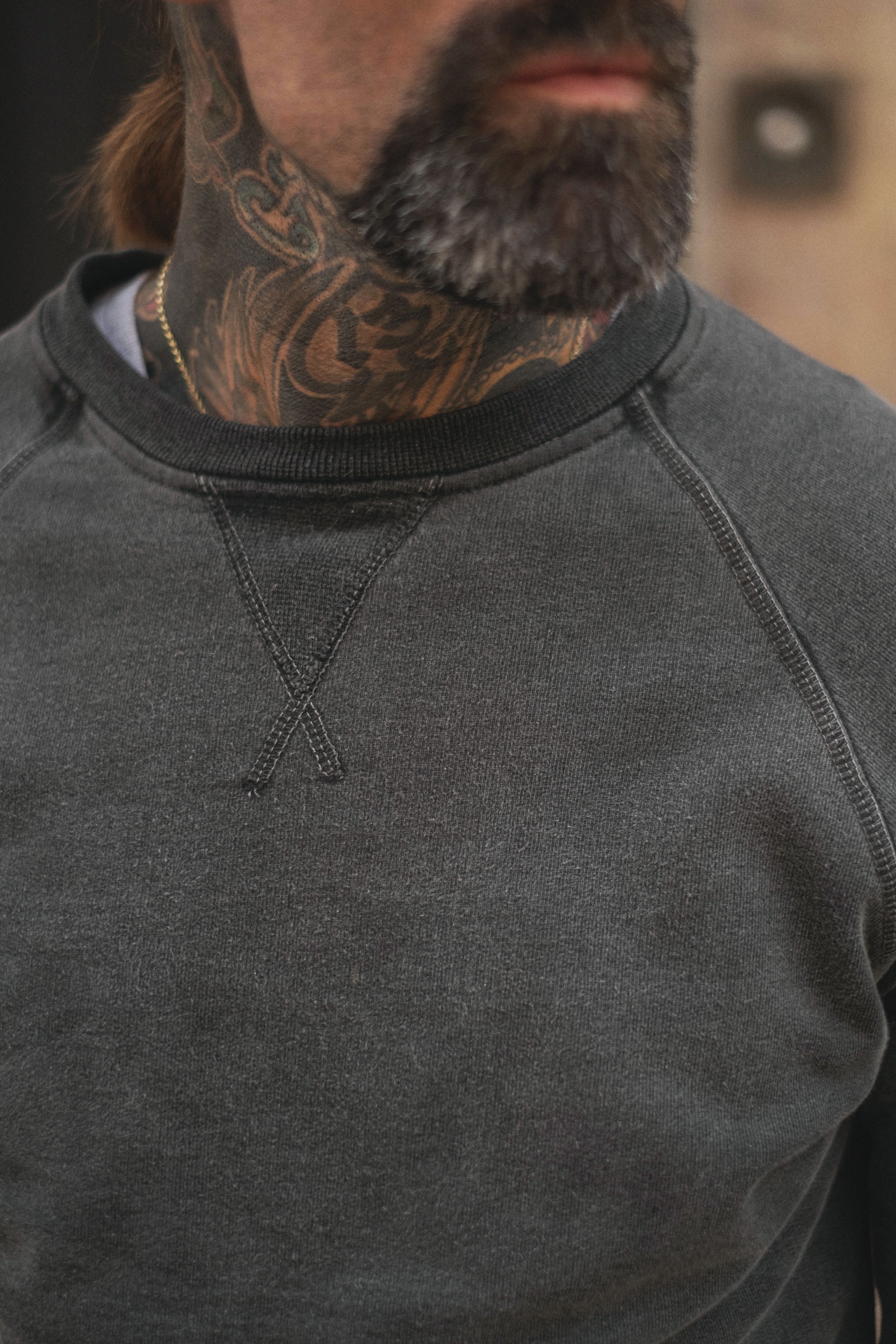 English Sweatshirt - Washed Charcoal