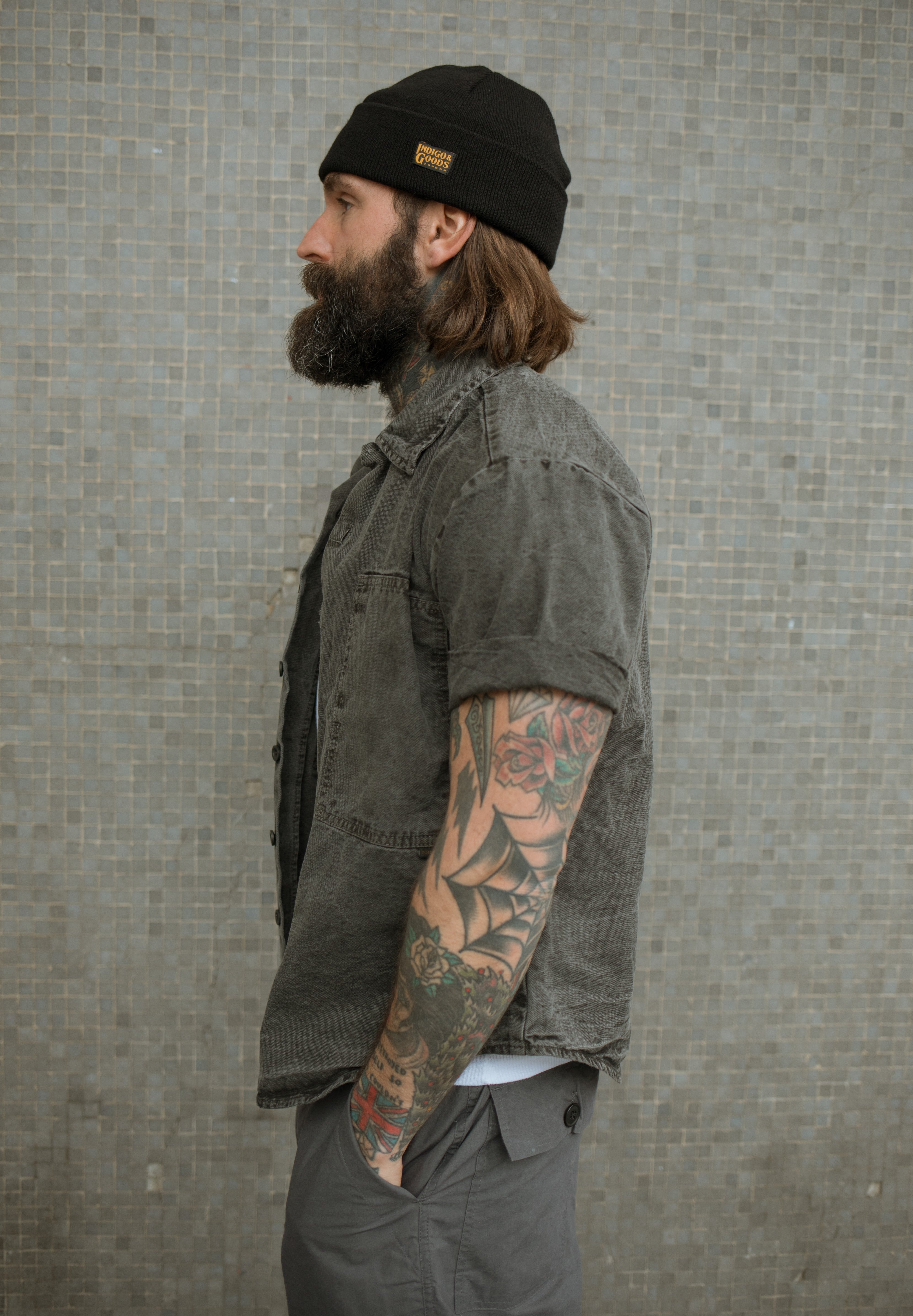 Supply Shirt - Vintage Dye Charcoal