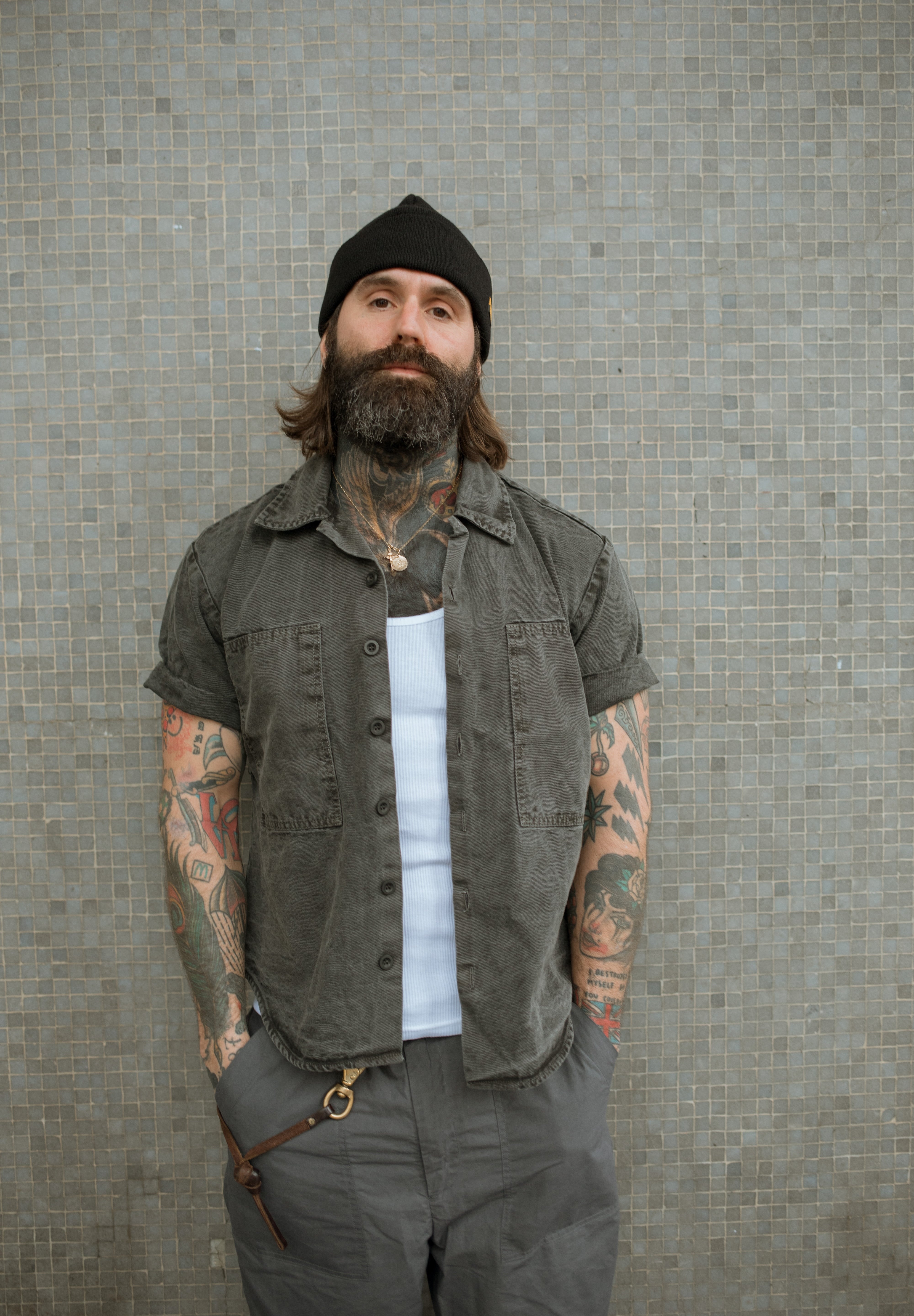 Supply Shirt - Vintage Dye Charcoal