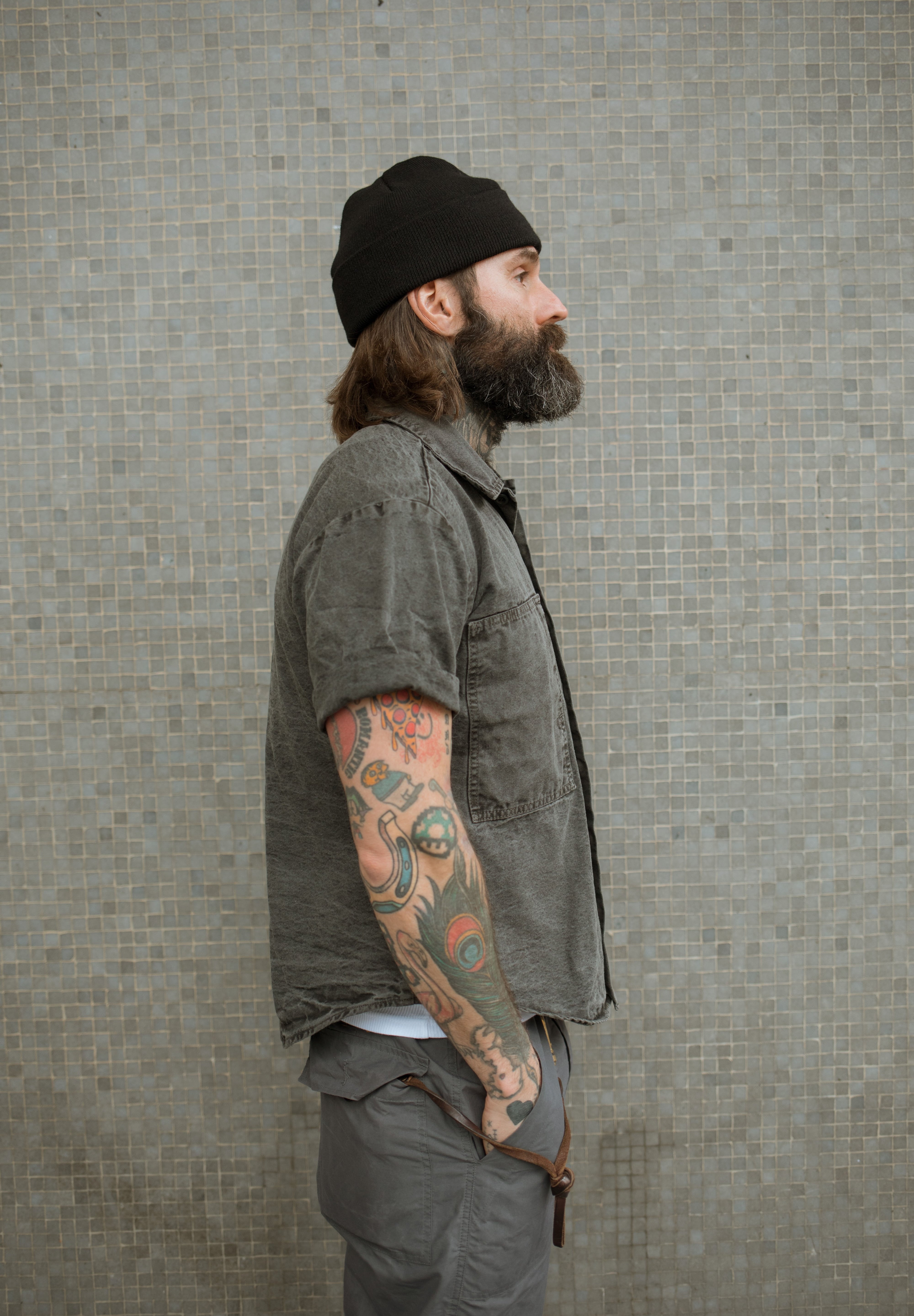 Supply Shirt - Vintage Dye Charcoal