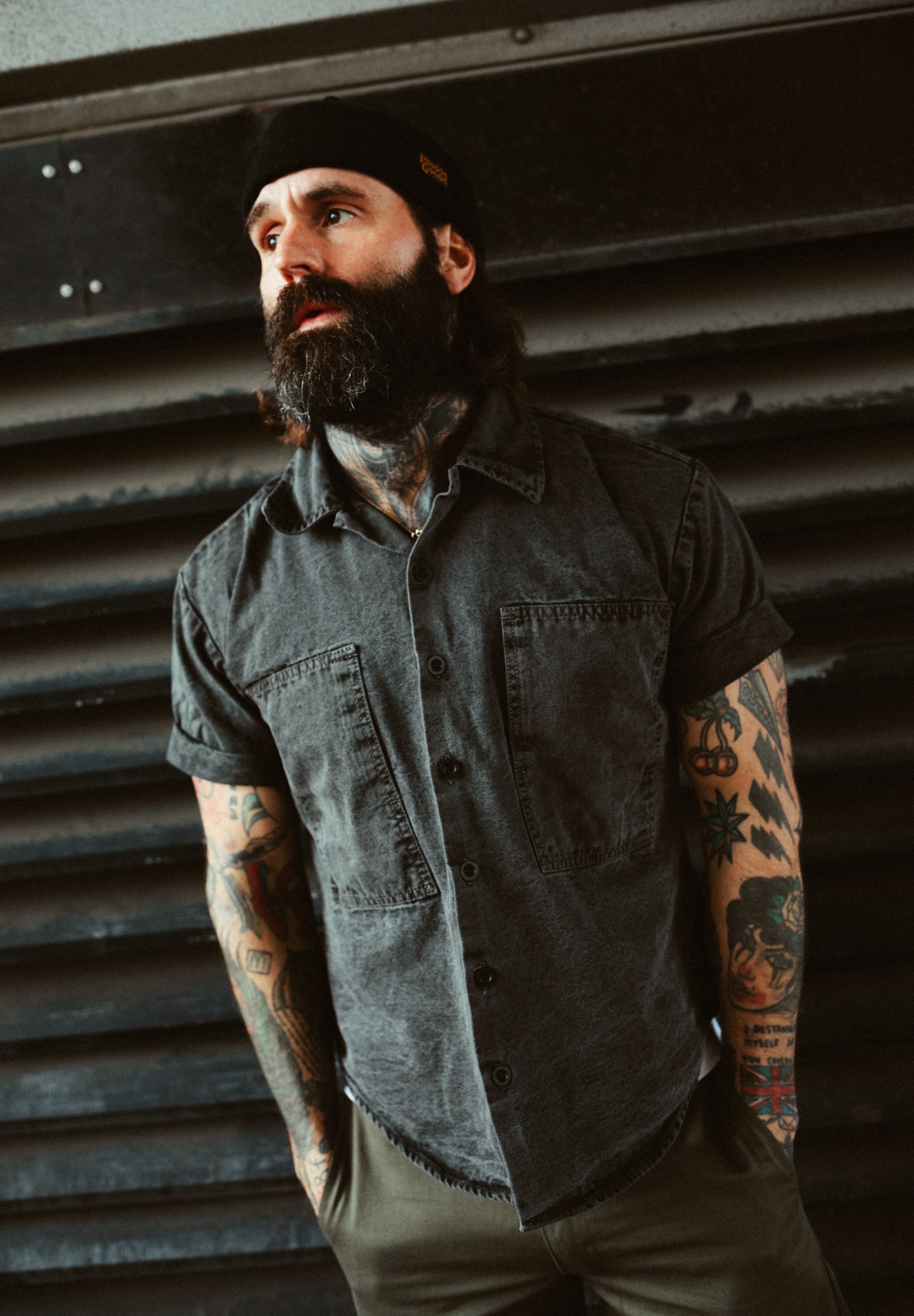 Supply Shirt - Vintage Dye Charcoal