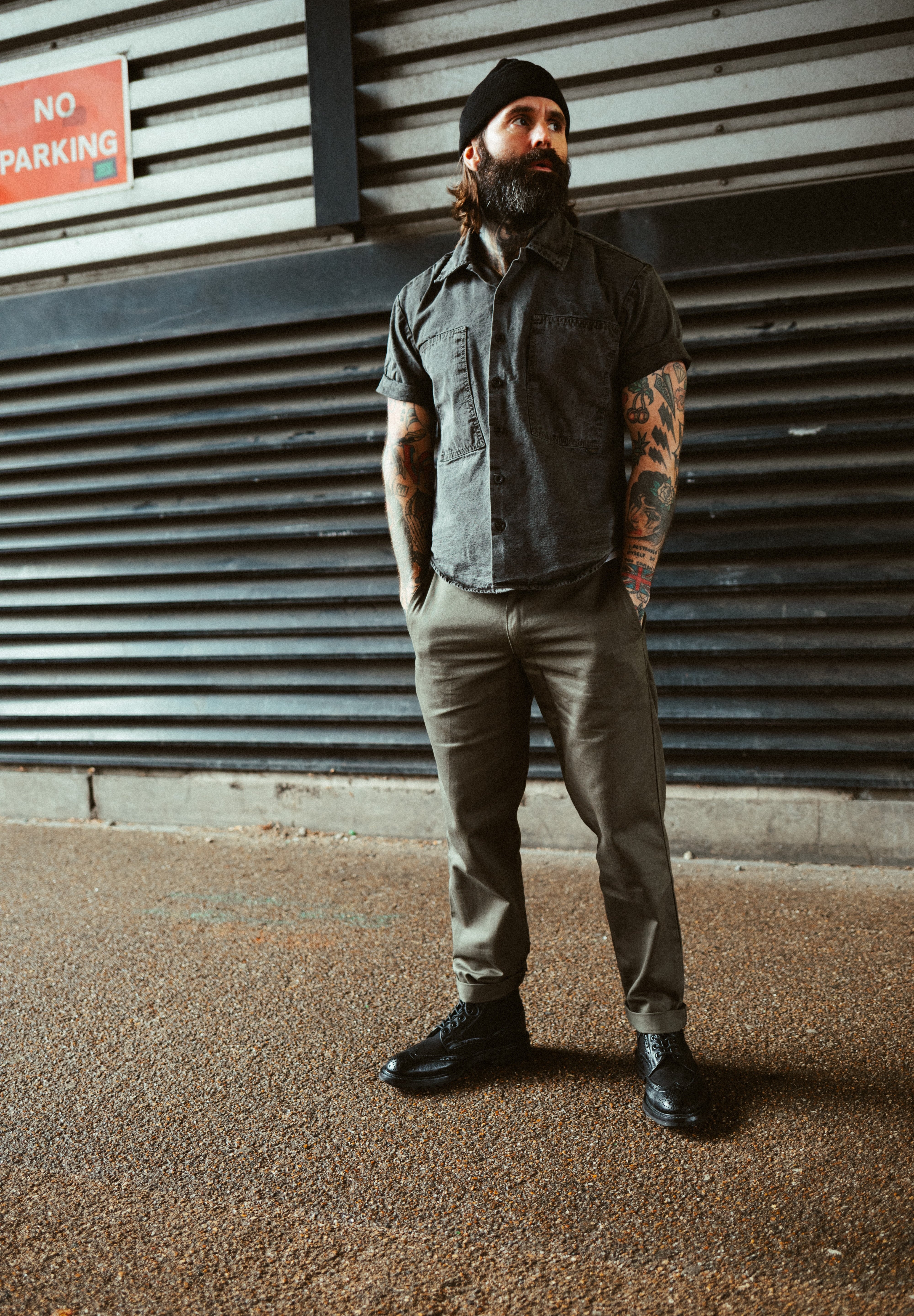 Supply Shirt - Vintage Dye Charcoal