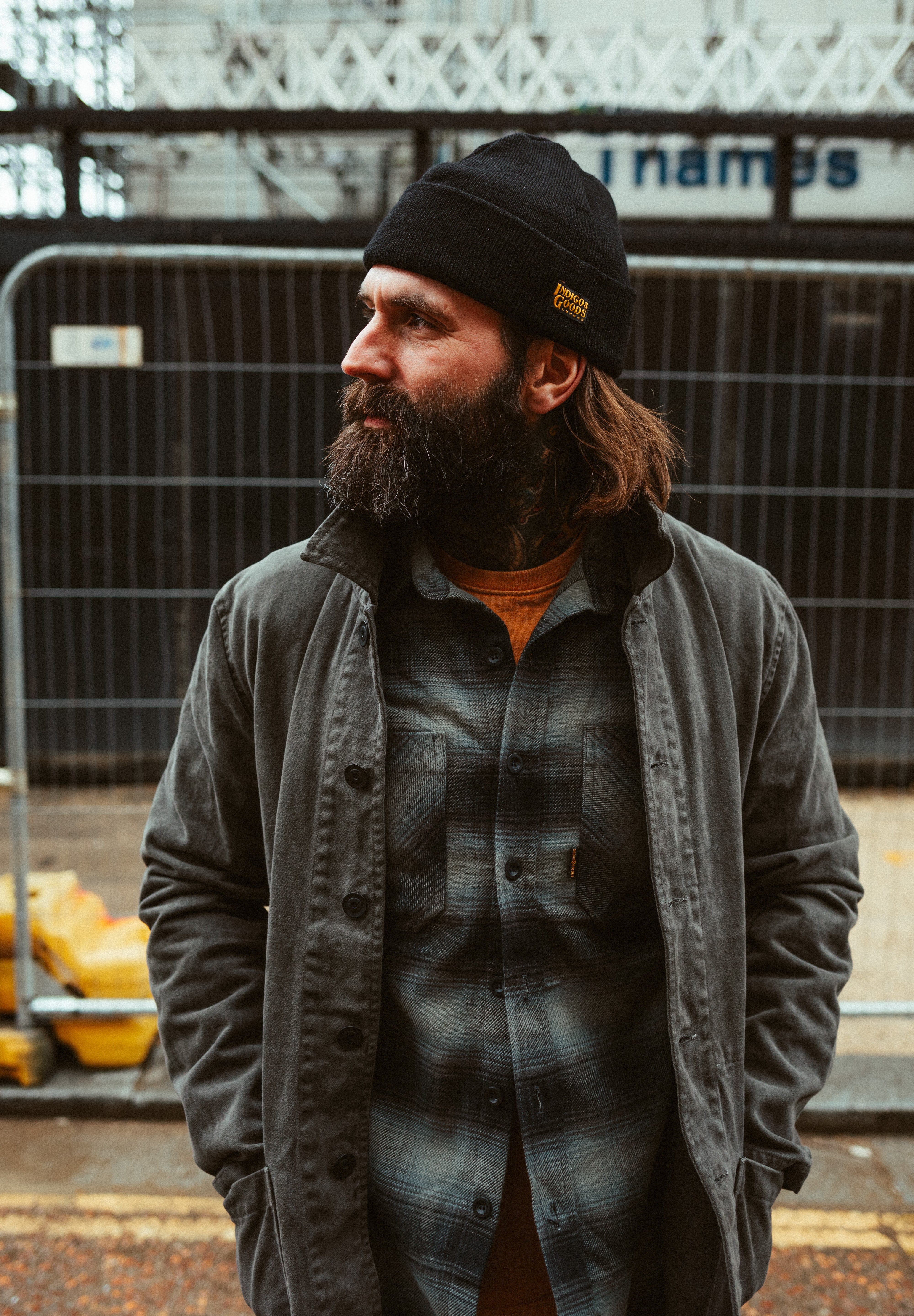 English Worker Jacket - BOX FIT - Washed Charcoal