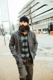 English Worker Jacket - BOX FIT - Washed Charcoal