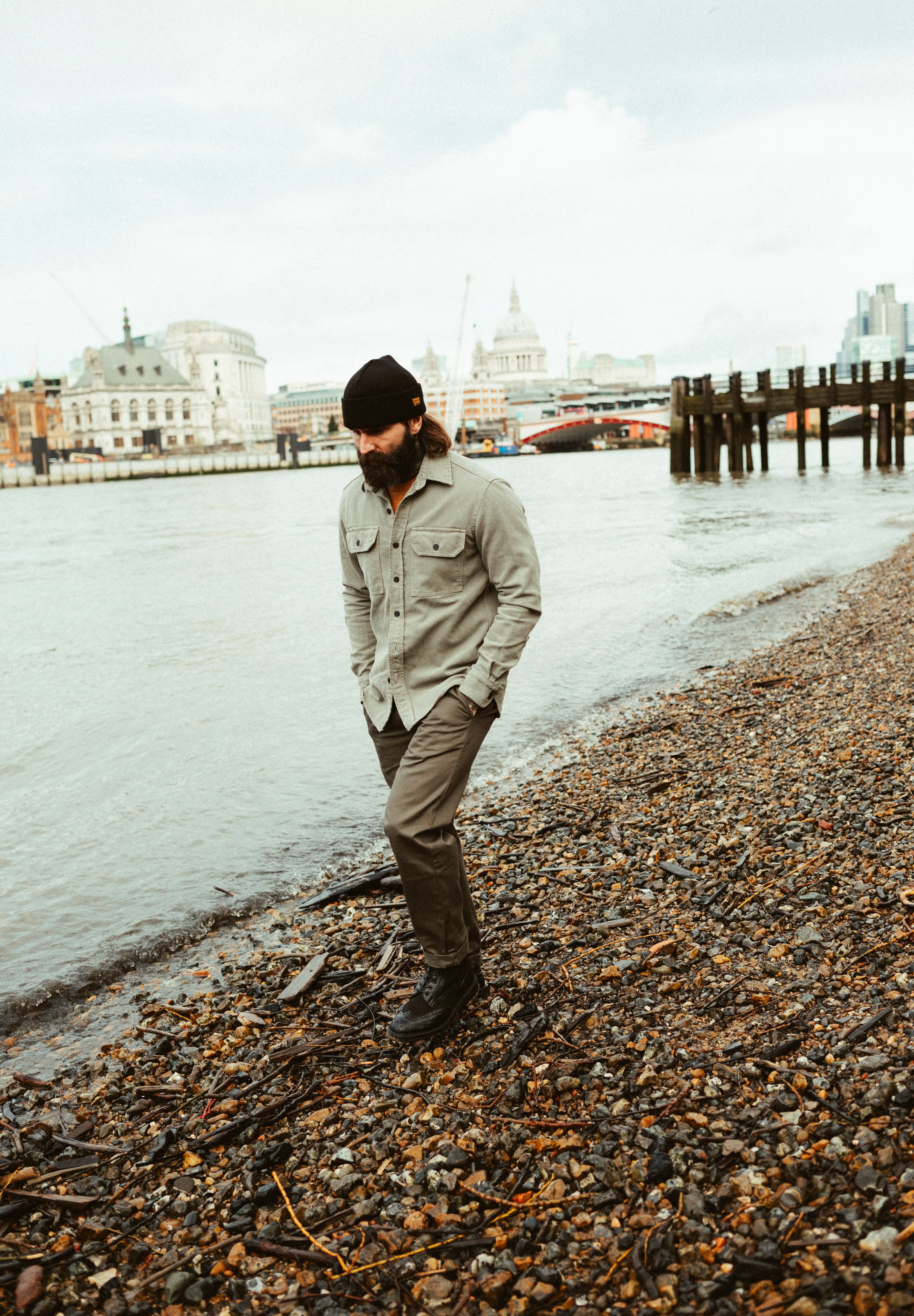 Assault Overshirt- Vintage Dye Putty