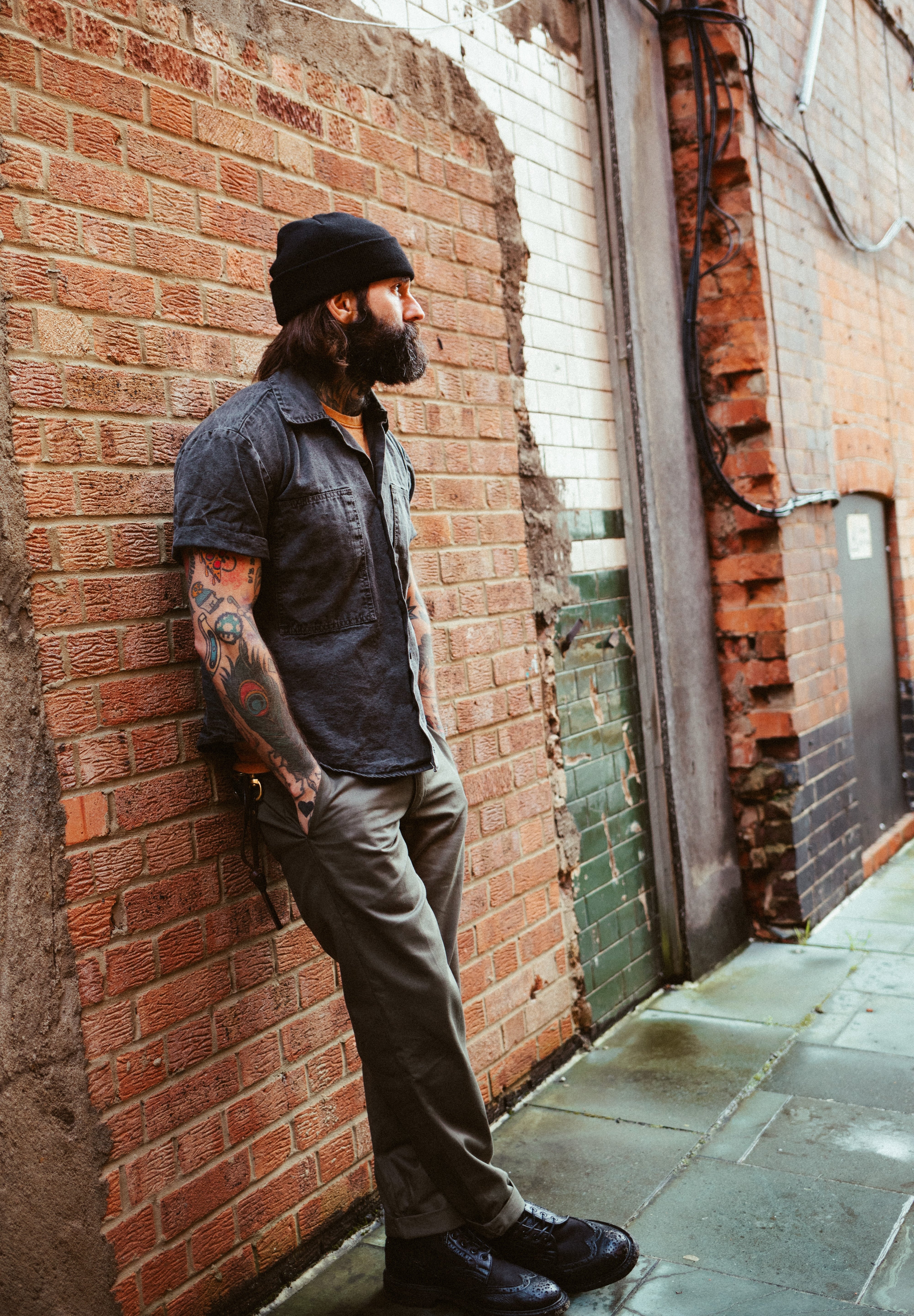 Supply Shirt - Vintage Dye Charcoal
