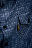Western Shirt - Tattersall Check Blue