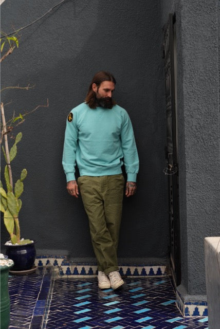 Scorpion Sweatshirt - Aqua Blue