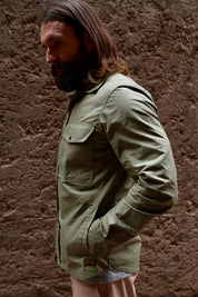 Turbo Shirt Jacket - Weathered Cotton - Jungle Green