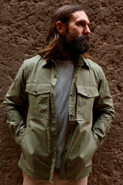Turbo Shirt Jacket - Weathered Cotton - Jungle Green