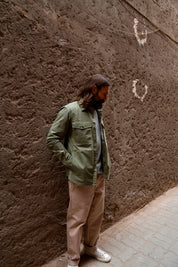 Turbo Shirt Jacket - Weathered Cotton - Jungle Green