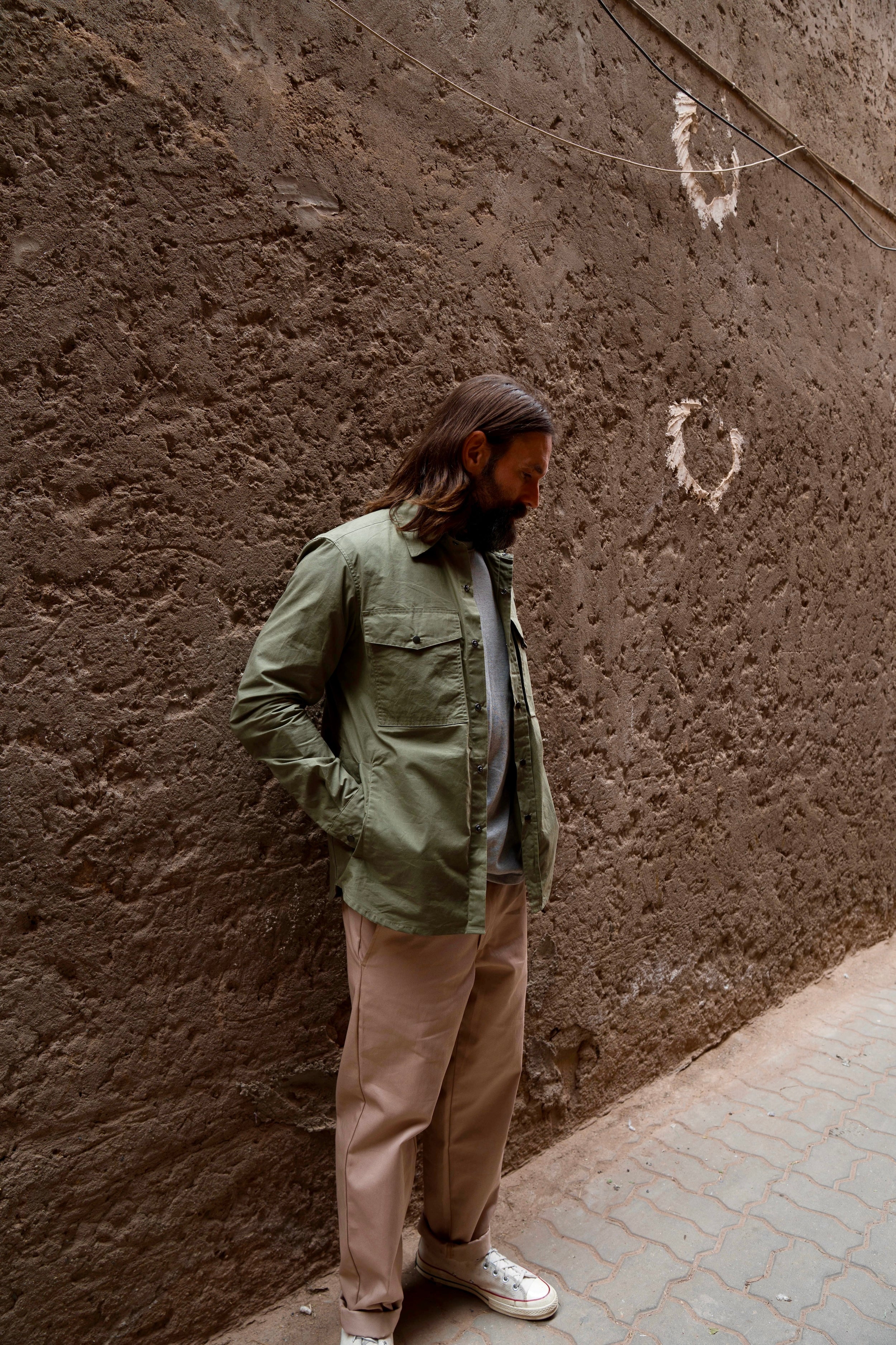 Turbo Shirt Jacket - Weathered Cotton - Jungle Green