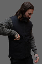 Stealth Zip Gilet - Bullet Cloth Black