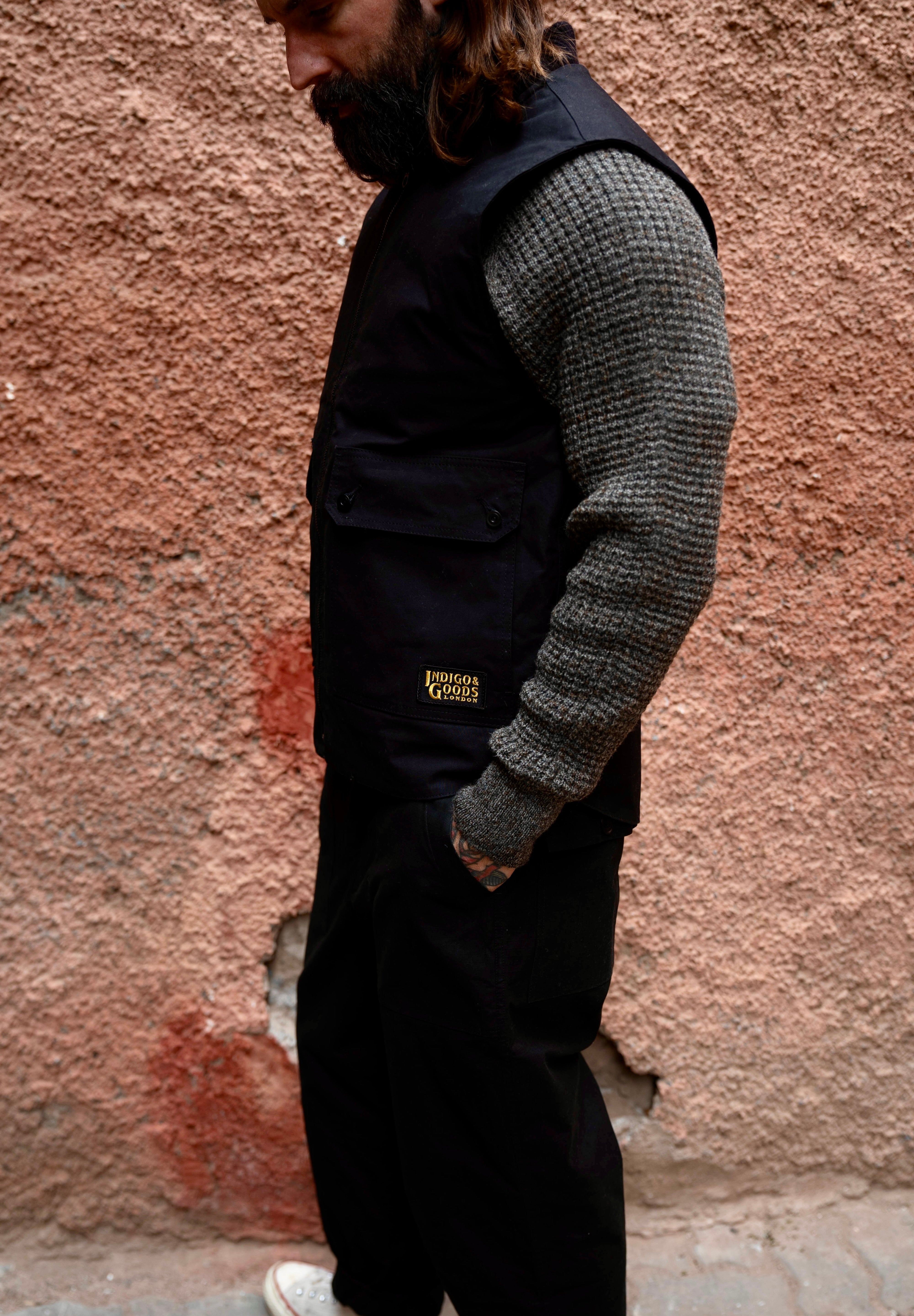 Stealth Zip Gilet - Bullet Cloth Black