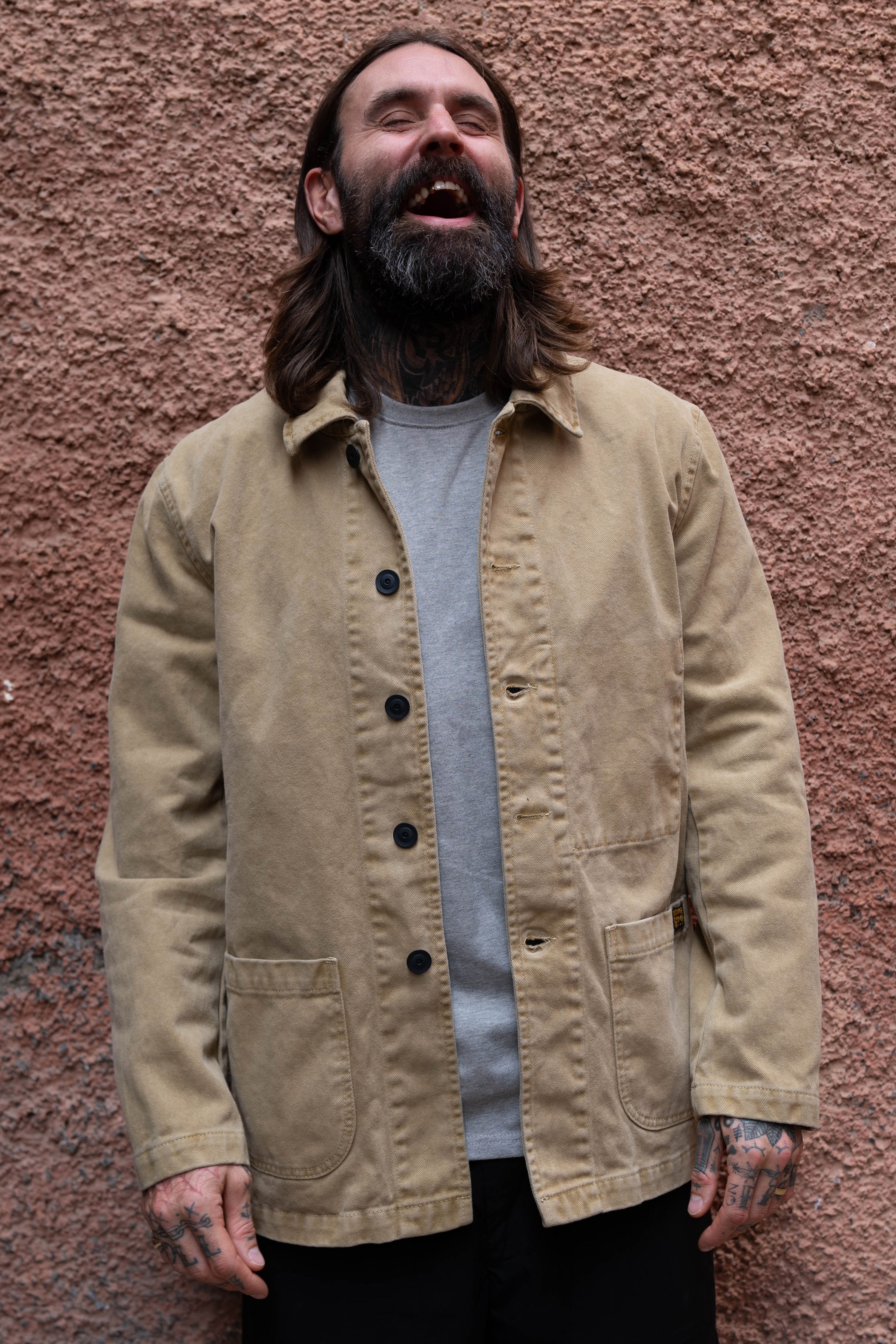 English Worker Jacket - BOX FIT - Desert Sand