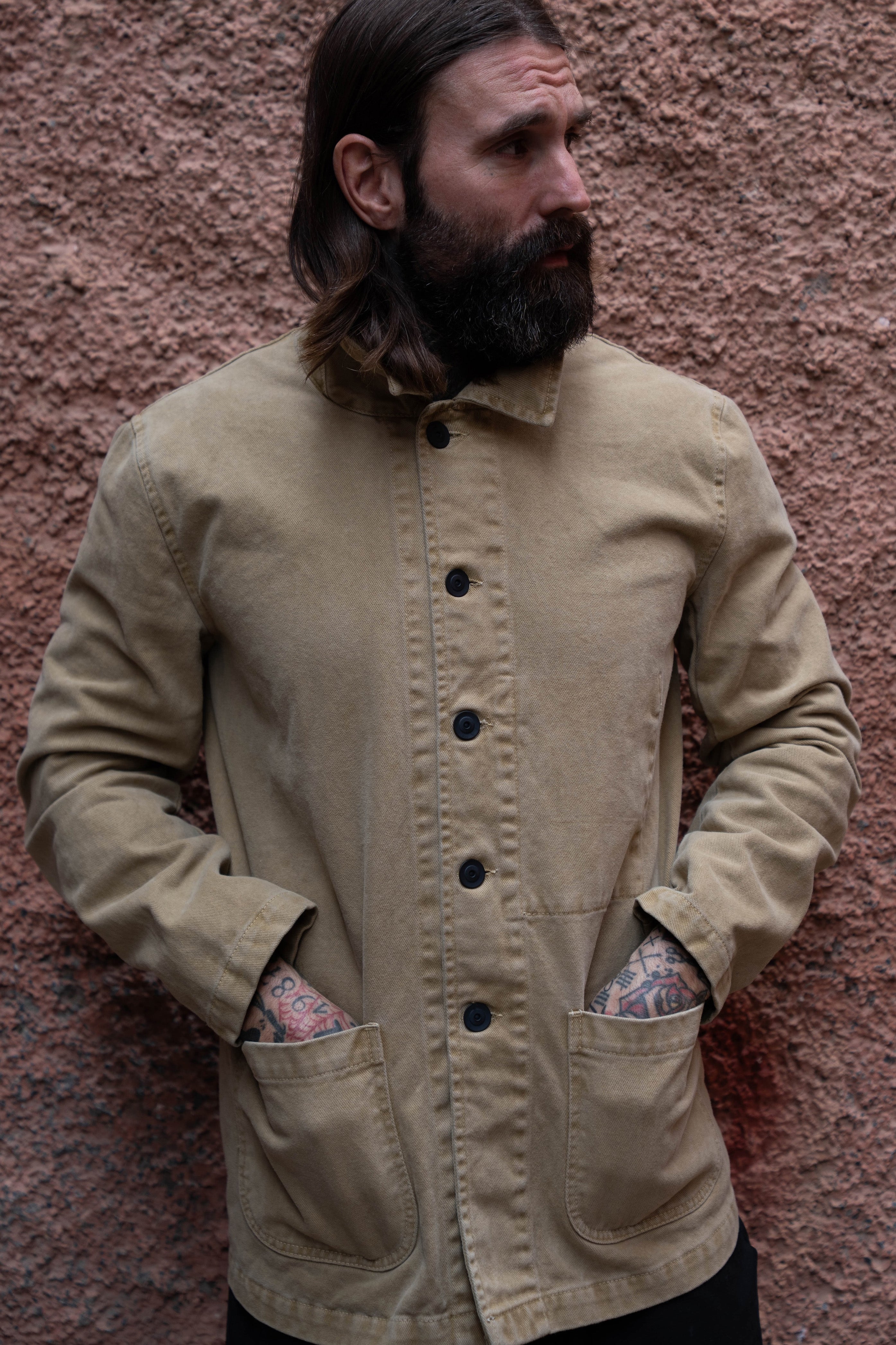 English Worker Jacket - BOX FIT - Desert Sand