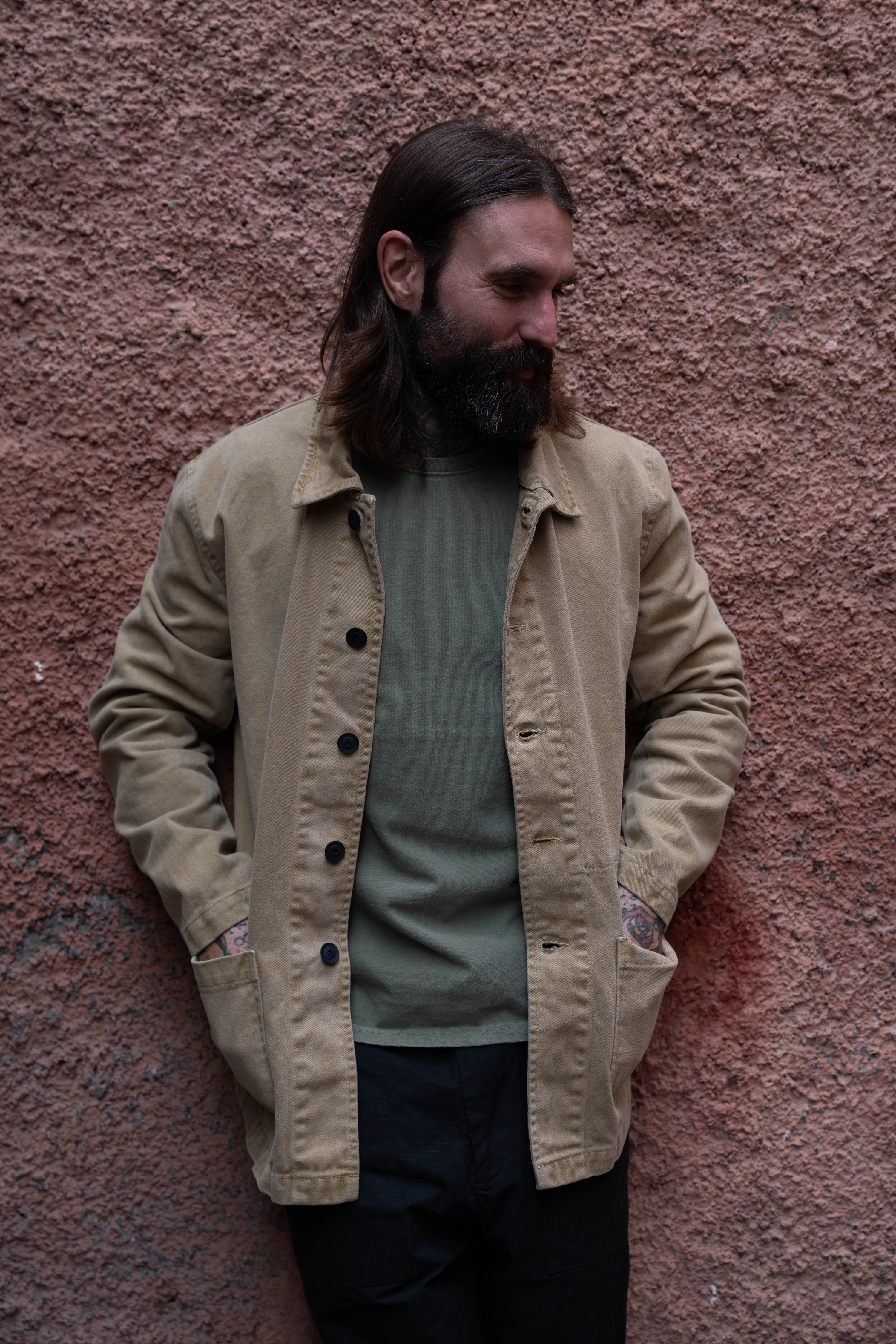 English Worker Jacket - BOX FIT - Desert Sand