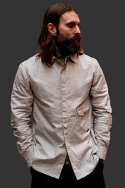 Drop Pocket Shirt - Weathered Cotton - Lt. Stone