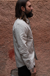 Drop Pocket Shirt - Weathered Cotton - Lt. Stone