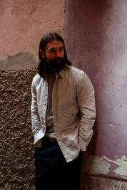 Drop Pocket Shirt - Weathered Cotton - Lt. Stone