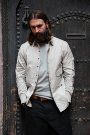 Drop Pocket Shirt - Weathered Cotton - Lt. Stone