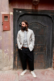Drop Pocket Shirt - Weathered Cotton - Lt. Stone