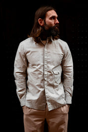 Drop Pocket Shirt - Weathered Cotton - Lt. Stone