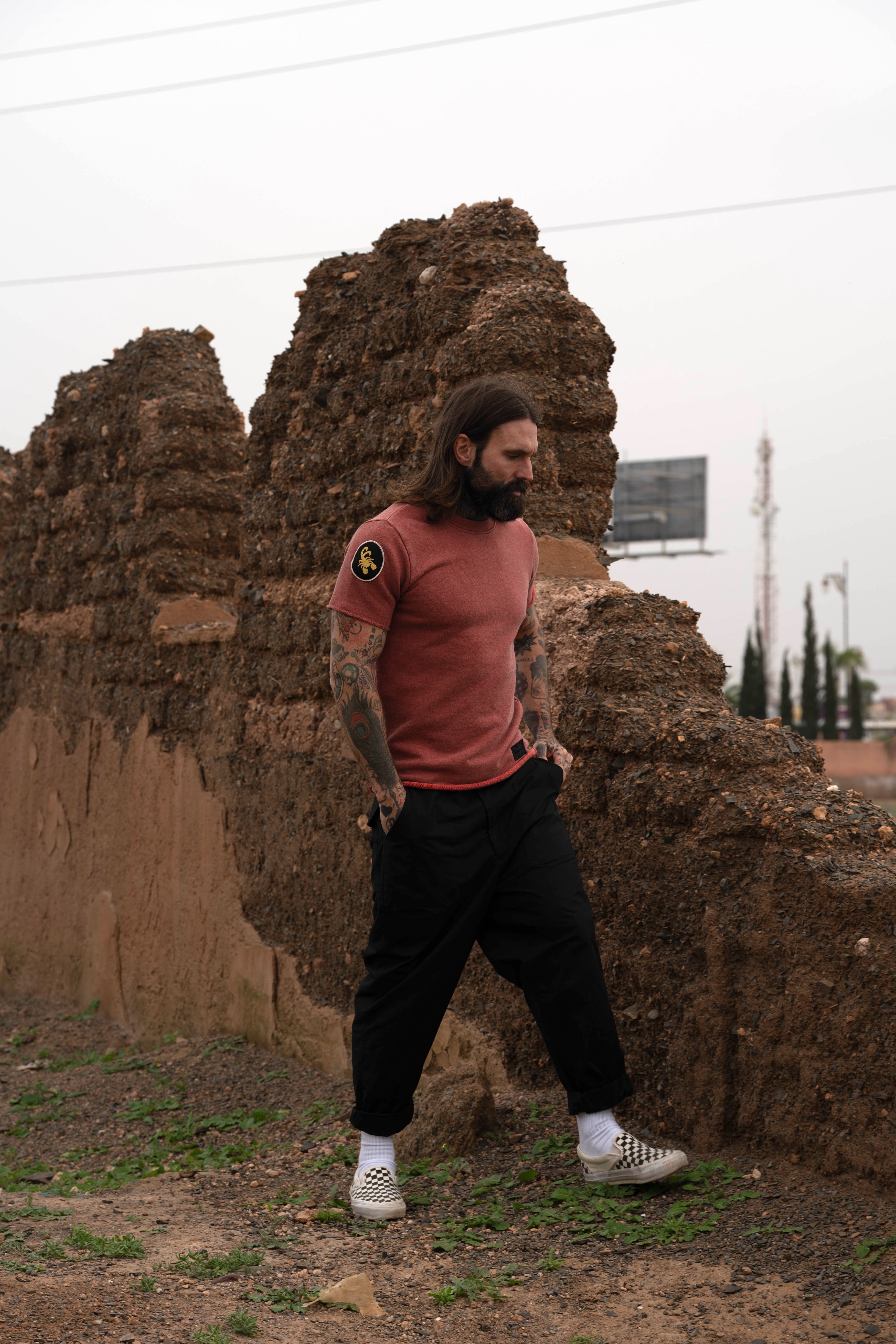 Scorpion Raw Tee - Red Mix