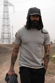 Scorpion Raw Tee - Grey Mix