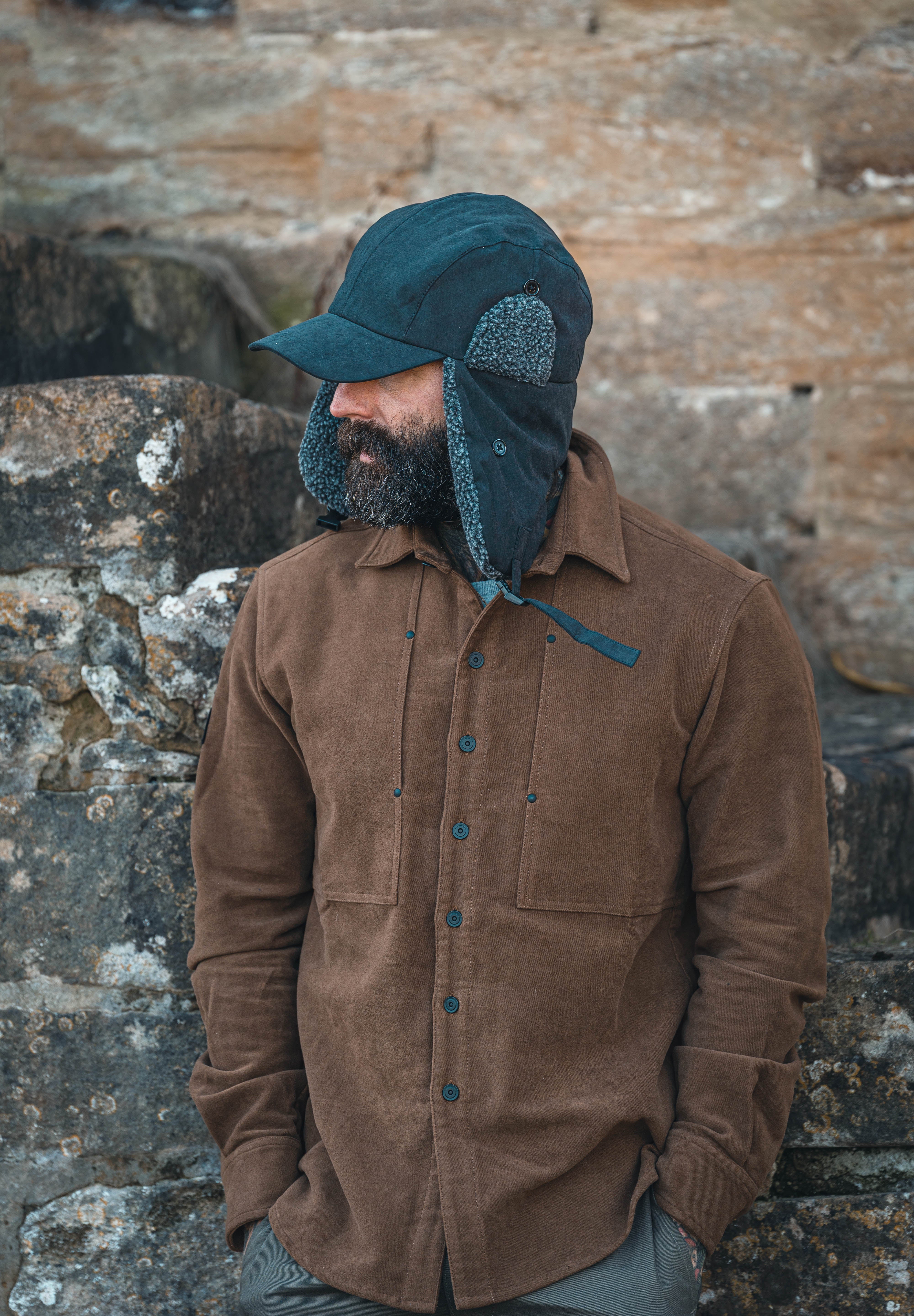 English Terrace Overshirt - Moleskin Chestnut