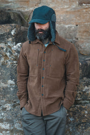 English Terrace Overshirt - Moleskin Chestnut