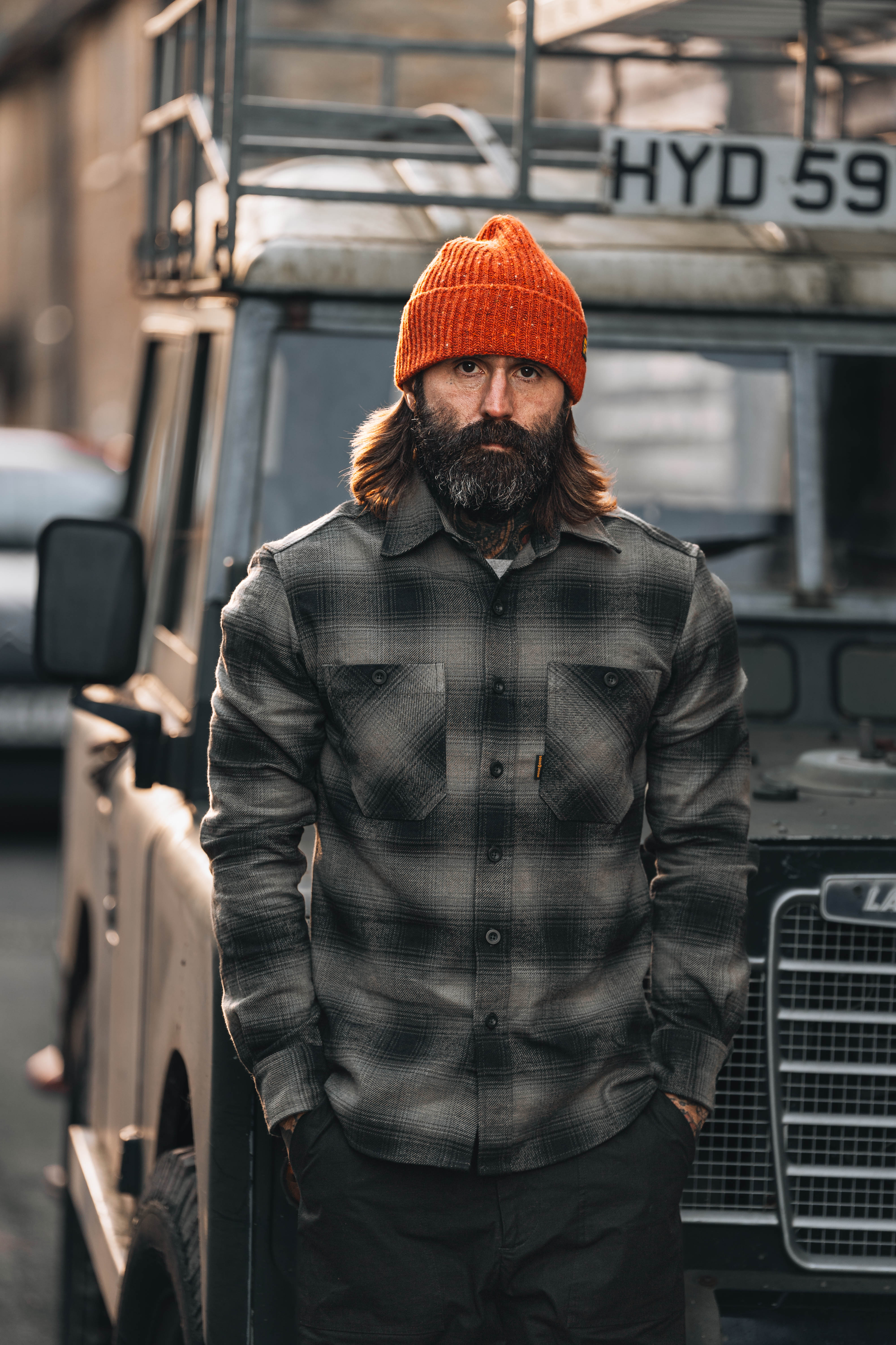 Bronson Shirt- Green Flannel Check – Indigo and Goods