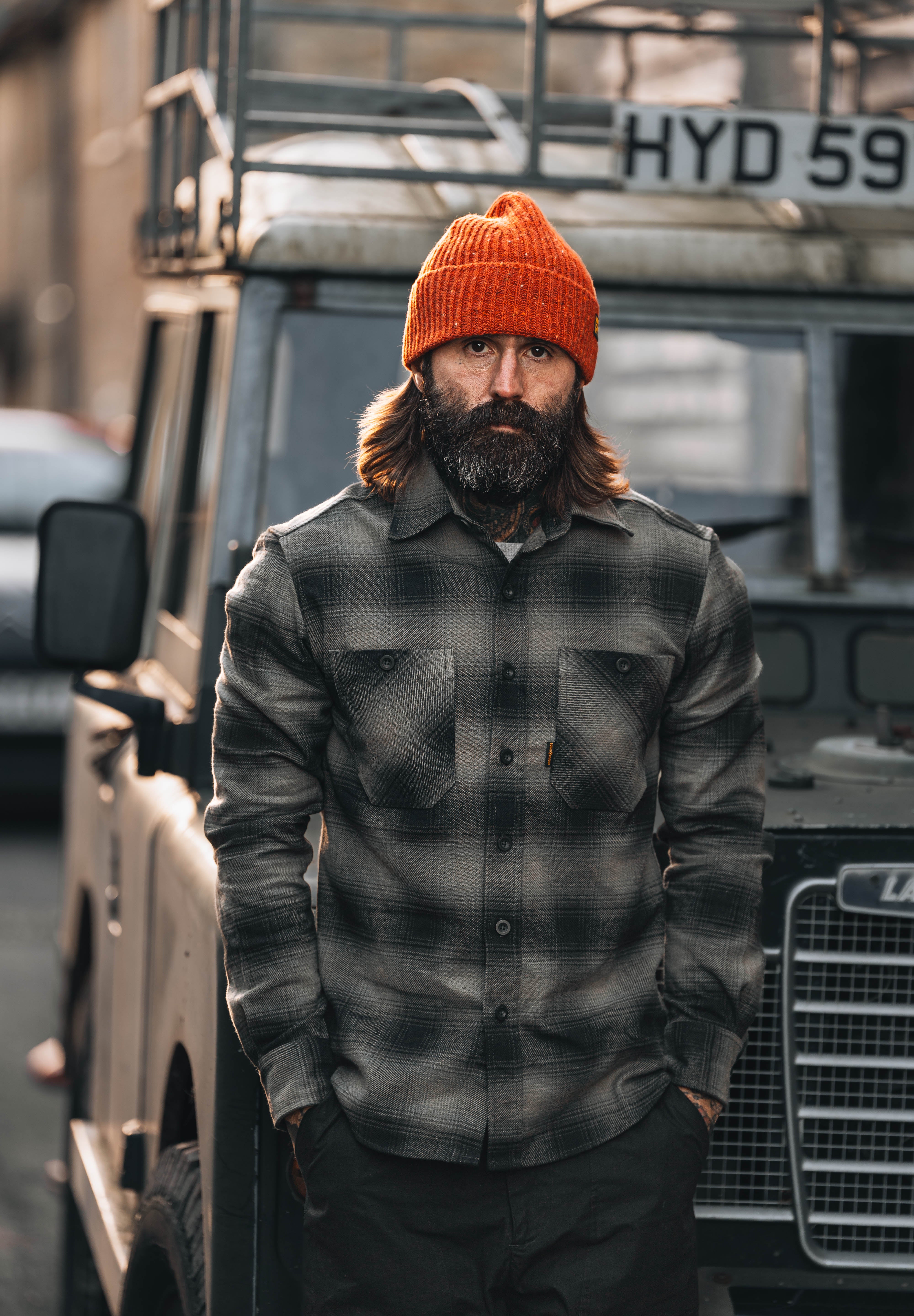 Bronson Shirt- Green Flannel Check