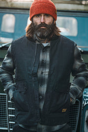 Stealth Zip Gilet - Bullet Cloth Black