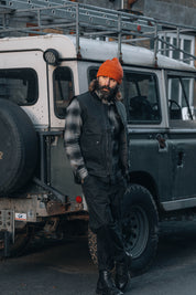 Stealth Zip Gilet - Bullet Cloth Black