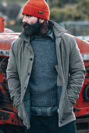 English Worker Jacket - Moleskin OLIVE