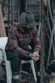Bronson Shirt- Red Flannel Check