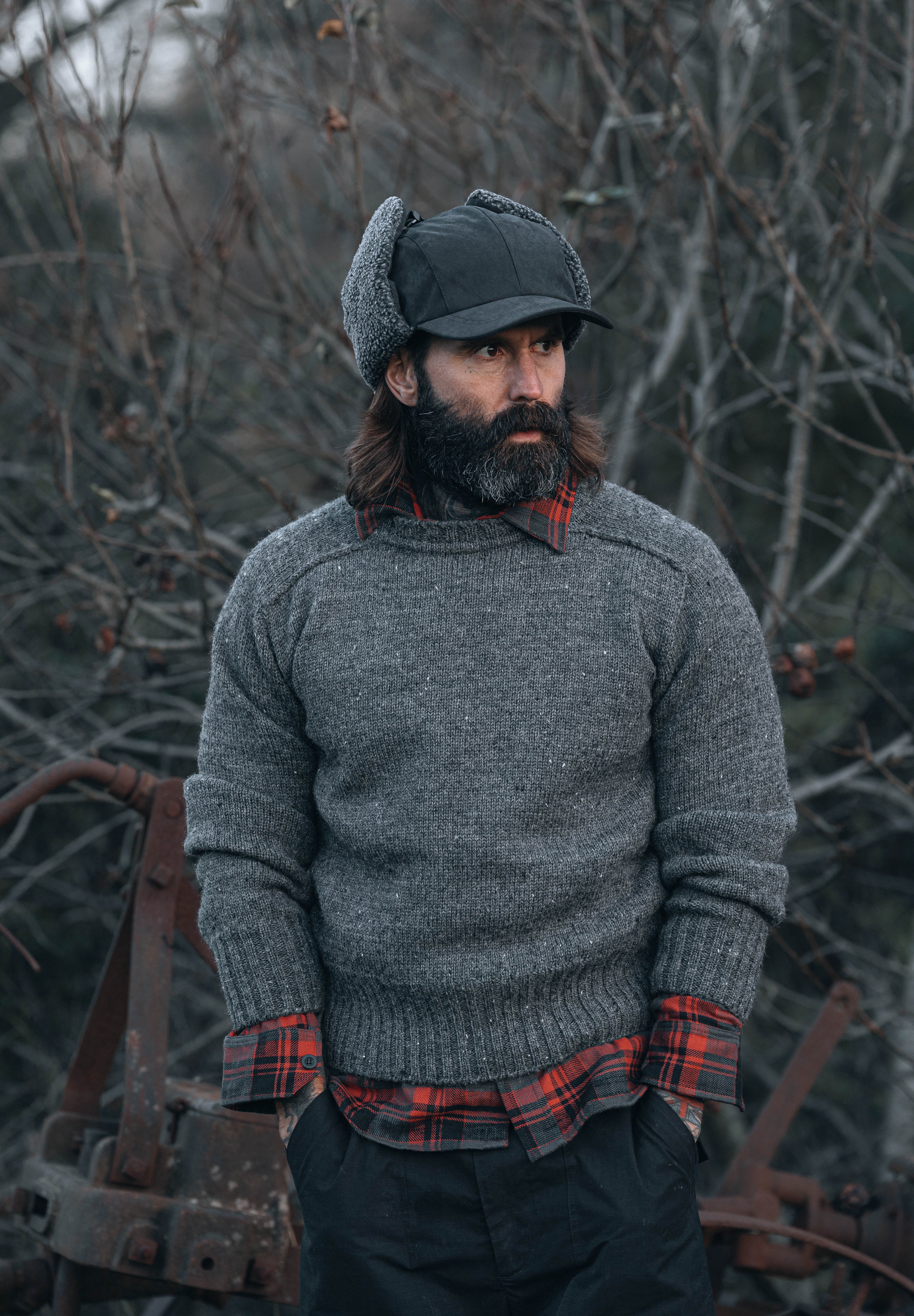 Mountain Sweater - Grey Nepp