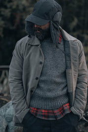 English Worker Jacket - Moleskin OLIVE