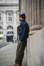 English Worker Jacket - Moleskin NAVY