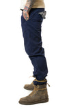 English Worker Trouser - Navy Cotton Twill