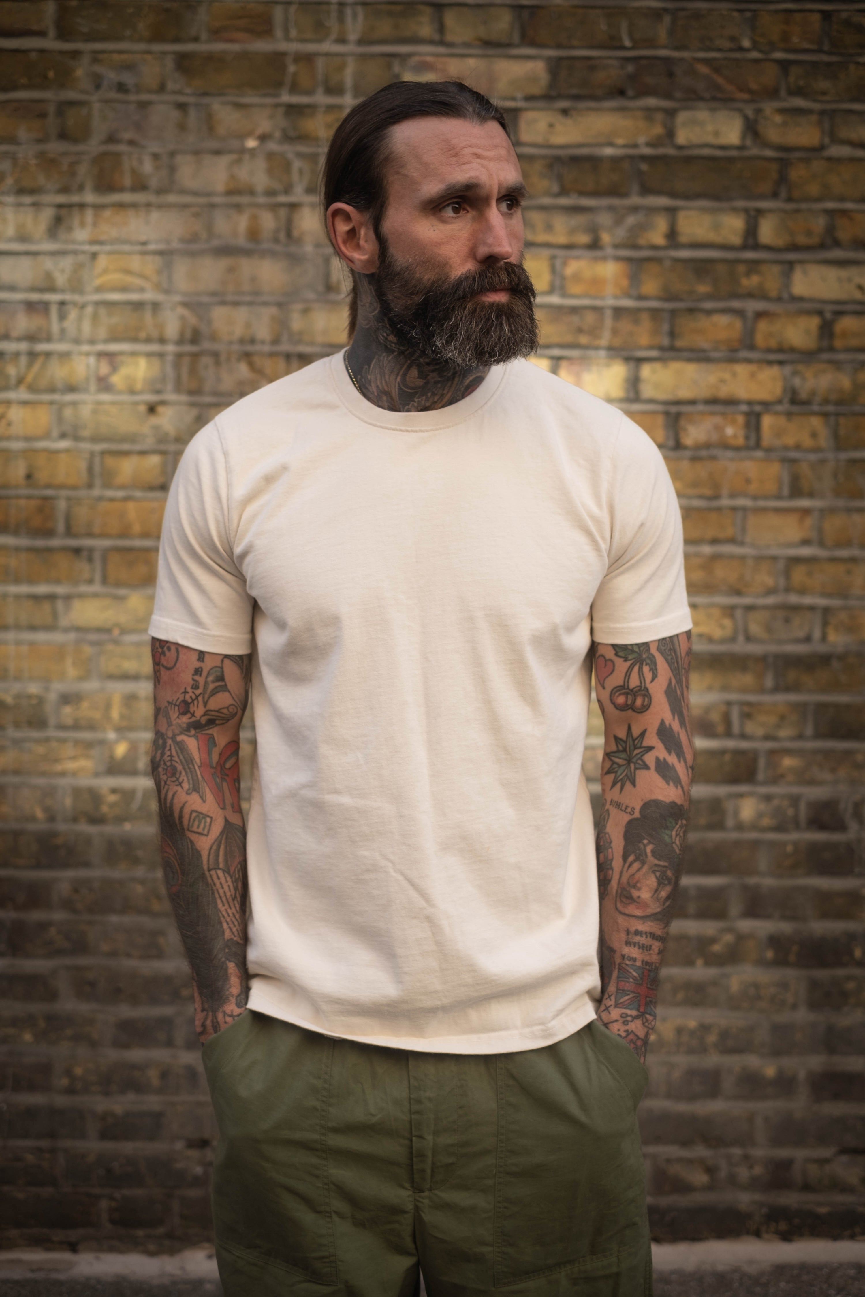 Double Weight Tee - Vintage White