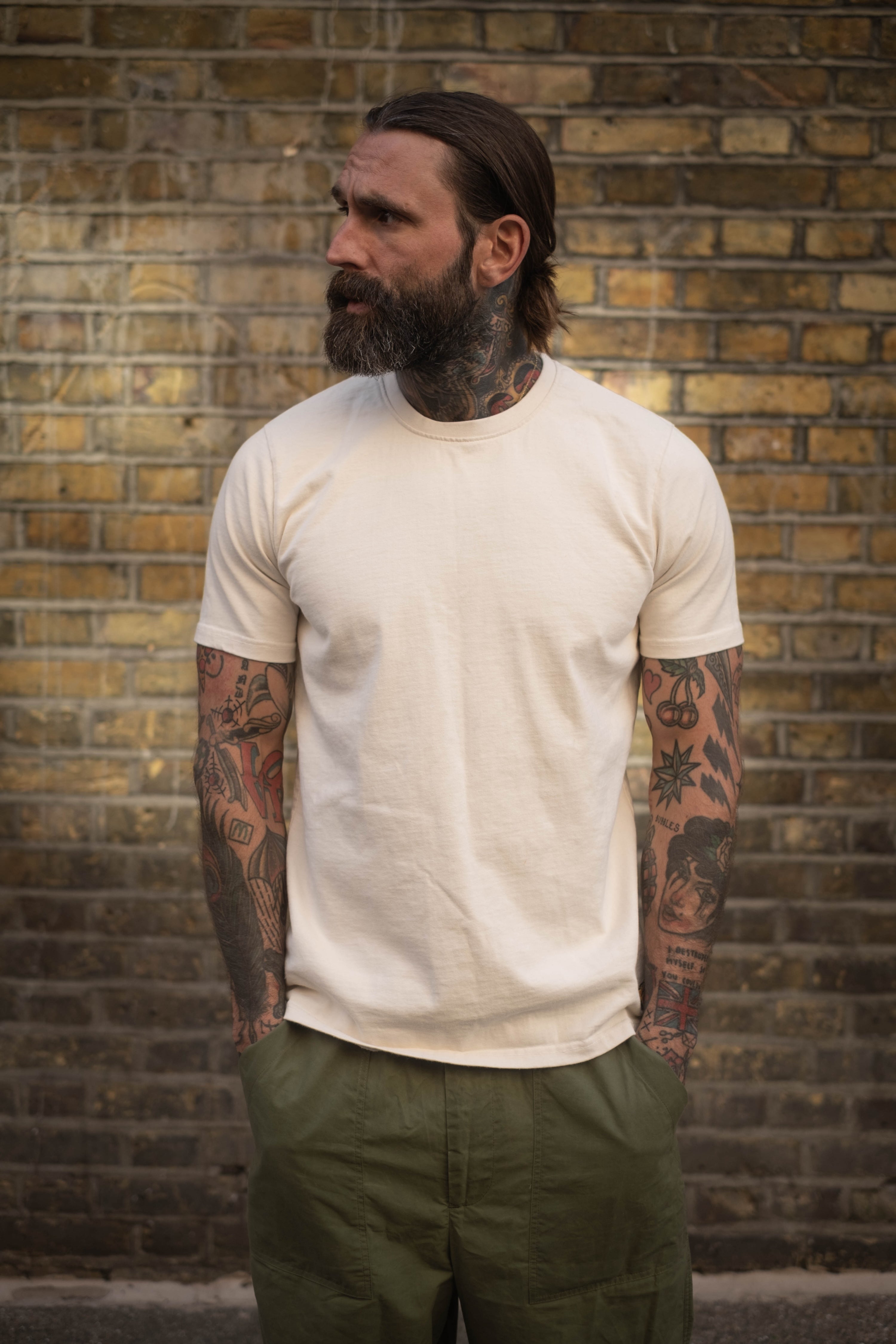 Double Weight Tee - Vintage White