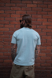 Double Weight Tee - Aqua Blue