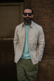 Drop Pocket Shirt - Weathered Cotton - Lt. Stone