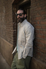 Drop Pocket Shirt - Weathered Cotton - Lt. Stone