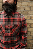 Bronson Shirt- Red Flannel Check